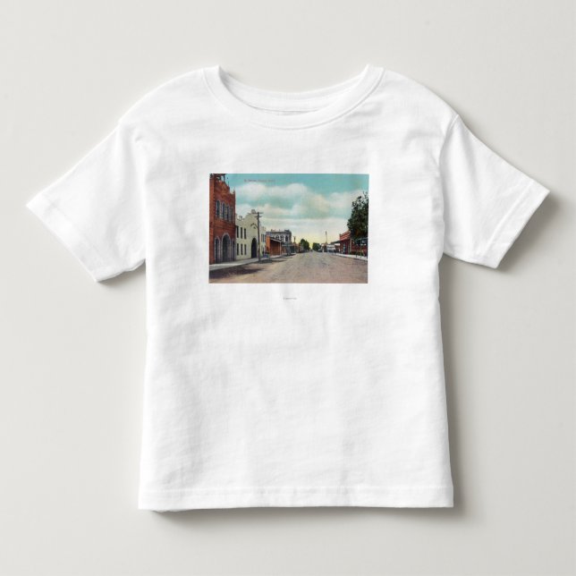 T-shirt Pour Les Tous Petits Vue de K StreetTulare, CA (Devant)