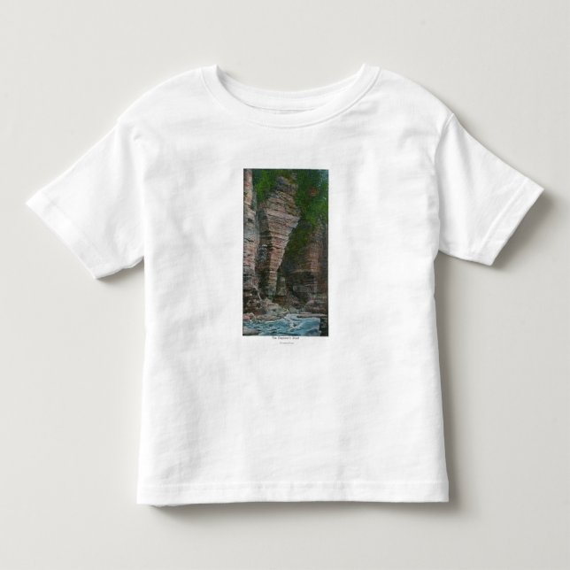 T-shirt Pour Les Tous Petits Vue de la tête de l'éléphant (Devant)