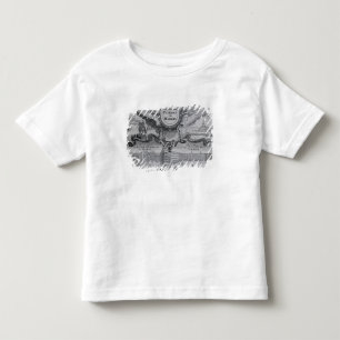 T-shirt Pour Les Tous Petits Vue de la ville de Madrid