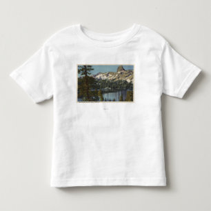 T-shirt Pour Les Tous Petits Vue de lac George et de haute sierra