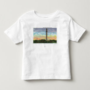 T-shirt Pour Les Tous Petits Vue de monument de mémorial de pèlerin de
