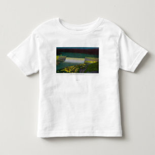 T-shirt Pour Les Tous Petits Vue de nuit, barrage grand de Coulee