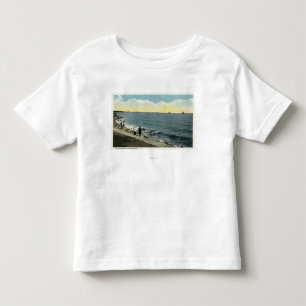 T-shirt Pour Les Tous Petits Vue de parc de bord de la mer du bruit