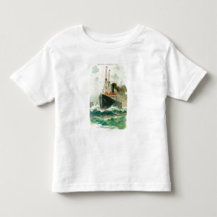 T-shirt Pour Les Tous Petits Vue de Patricia en mer, Hambourg-Amérique
