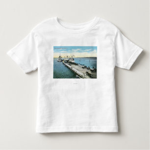 T-shirt Pour Les Tous Petits Vue de quai au nouveau port