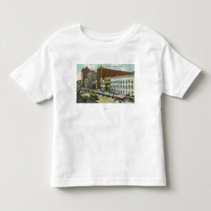 T-shirt Pour Les Tous Petits Vue de rue de Clinton de rue principale