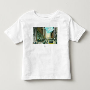 T-shirt Pour Les Tous Petits Vue de rue du marché de rue de Grant