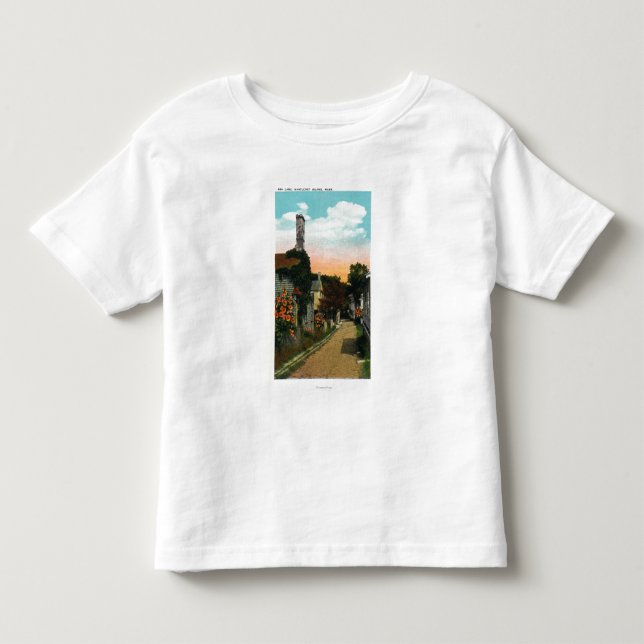 T-shirt Pour Les Tous Petits Vue de ruelle de cendre (Devant)