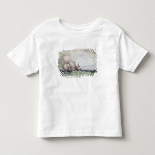 T-shirt Pour Les Tous Petits Vue de Scarborough, avec Collier Brig