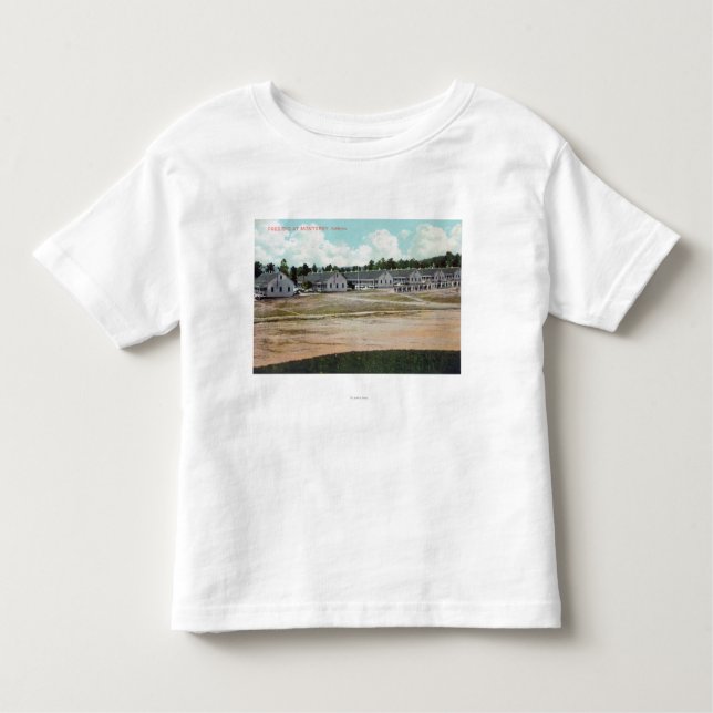 T-shirt Pour Les Tous Petits Vue des au sol de Presidio (Devant)