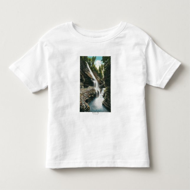 T-shirt Pour Les Tous Petits Vue des automnes d'arc-en-ciel (Devant)