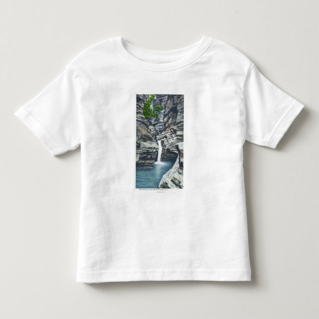 T-shirt Pour Les Tous Petits Vue des automnes de chuchotement (Devant)