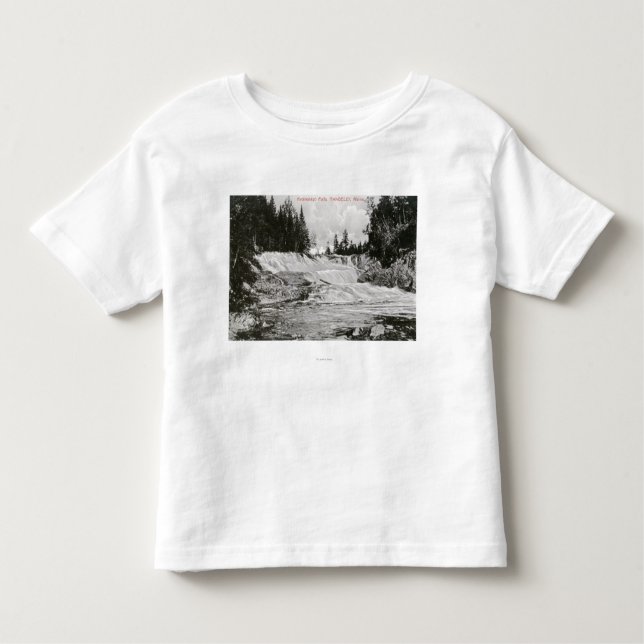 T-shirt Pour Les Tous Petits Vue des automnes de Kennebago (Devant)