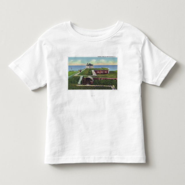 T-shirt Pour Les Tous Petits Vue des quarts de dirigeant dans le vieux château (Devant)