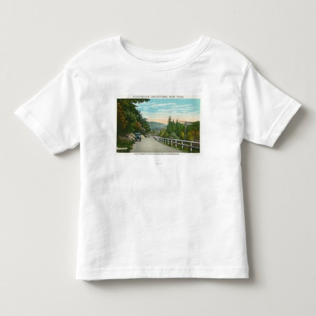 T-shirt Pour Les Tous Petits Vue d'état Hwy vers Warrensburg (Devant)