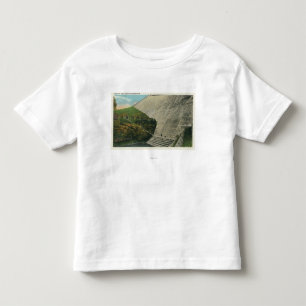 T-shirt Pour Les Tous Petits Vue du barrage de réservoir d'Ashokan