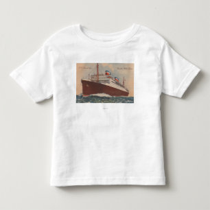 T-shirt Pour Les Tous Petits Vue du bateau de croisière de S.S. Manhattan