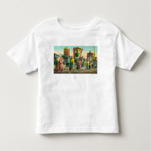 T-shirt Pour Les Tous Petits Vue du défilé des pinces, Chinatown