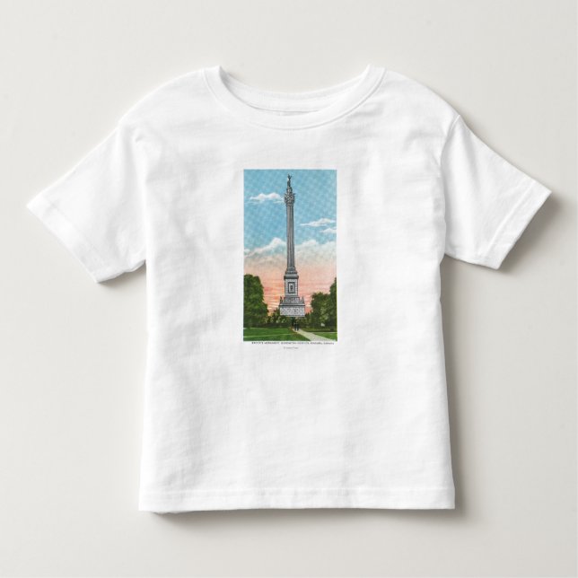 T-shirt Pour Les Tous Petits Vue du monument de Brock (Devant)