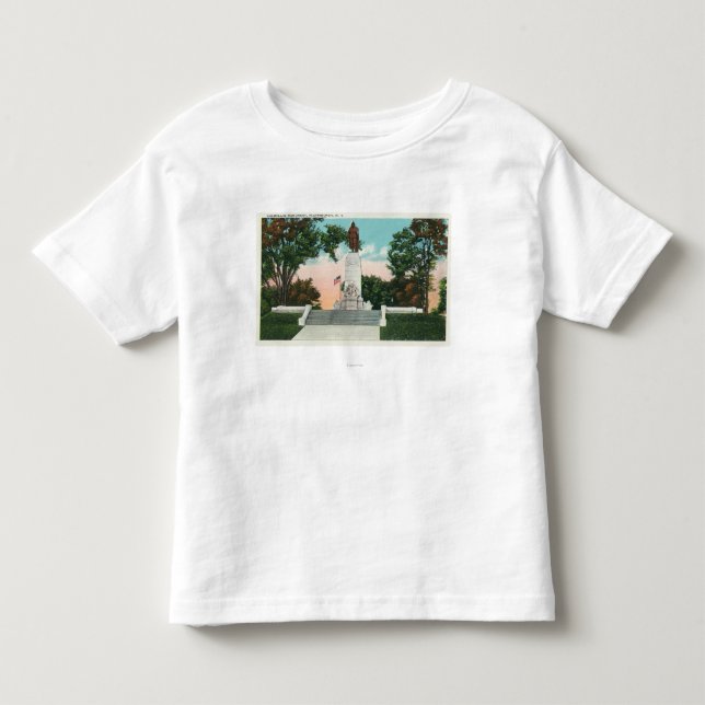 T-shirt Pour Les Tous Petits Vue du monument de Champlain (Devant)