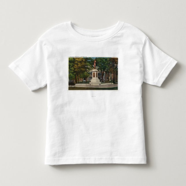 T-shirt Pour Les Tous Petits Vue du monument des soldats (Devant)
