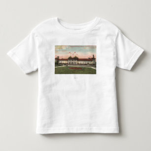 T-shirt Pour Les Tous Petits Vue du pavillon se baignant