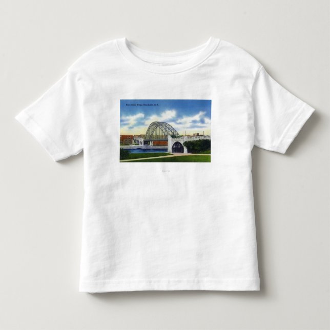 T-shirt Pour Les Tous Petits Vue du pont de Notre Dame (Devant)