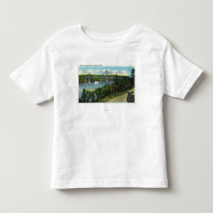 T-shirt Pour Les Tous Petits Vue du pont de Waldo-Hancock