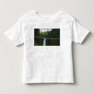 T-shirt Pour Les Tous Petits Vue du pont suspendu de Capilano