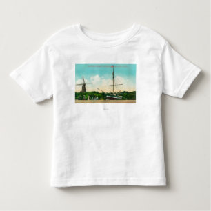 T-shirt Pour Les Tous Petits Vue du sloop arctique d'Amundsen