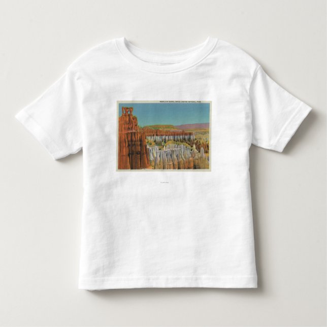 T-shirt Pour Les Tous Petits Vue du temple d'Osiris (Devant)