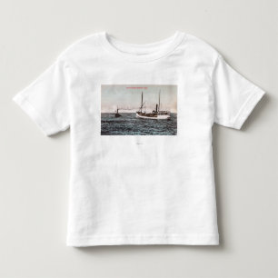 T-shirt Pour Les Tous Petits Vue du vapeur ElizabethBandon, OU