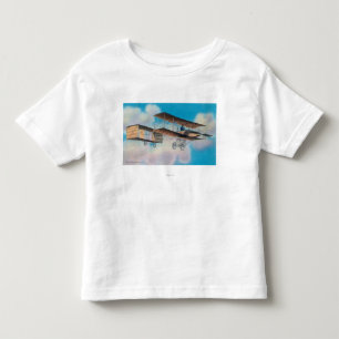 T-shirt Pour Les Tous Petits Vue du Voisin BiplaneFrance