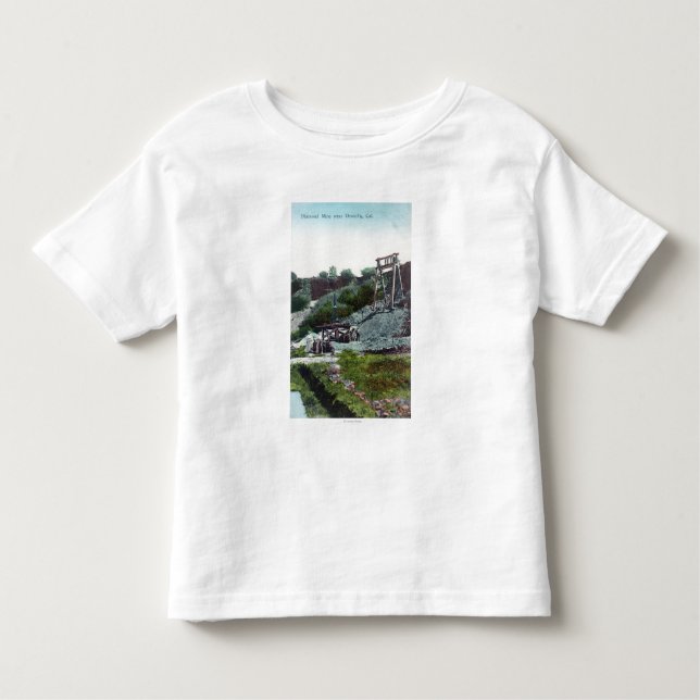 T-shirt Pour Les Tous Petits Vue d'un diamant MineOroville, CA (Devant)