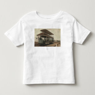 T-shirt Pour Les Tous Petits Vue d'un funiculaire de double Decker