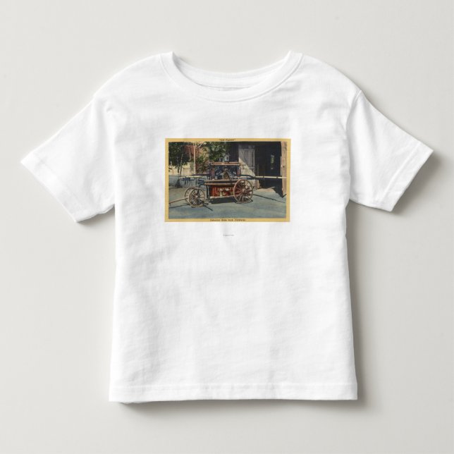 T-shirt Pour Les Tous Petits Vue d'un moteur de "vieux Papeete" (Devant)