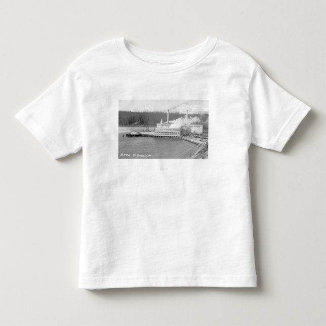 T-shirt Pour Les Tous Petits Vue d'un plante de papier (Devant)