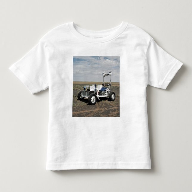T-shirt Pour Les Tous Petits Vue d'un véhicule lunaire 1 G (Devant)