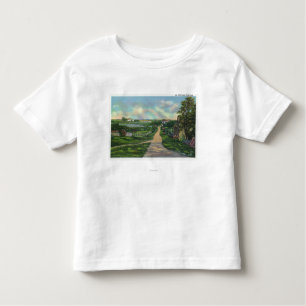 T-shirt Pour Les Tous Petits Vue d'une vieille ruelle de Cape Cod