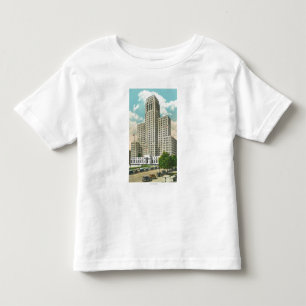T-shirt Pour Les Tous Petits Vue extérieure de bâtiment de bureau d'état de NY