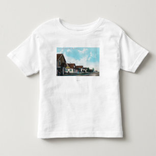 T-shirt Pour Les Tous Petits Vue extérieure de bureau de poste sur la rue de
