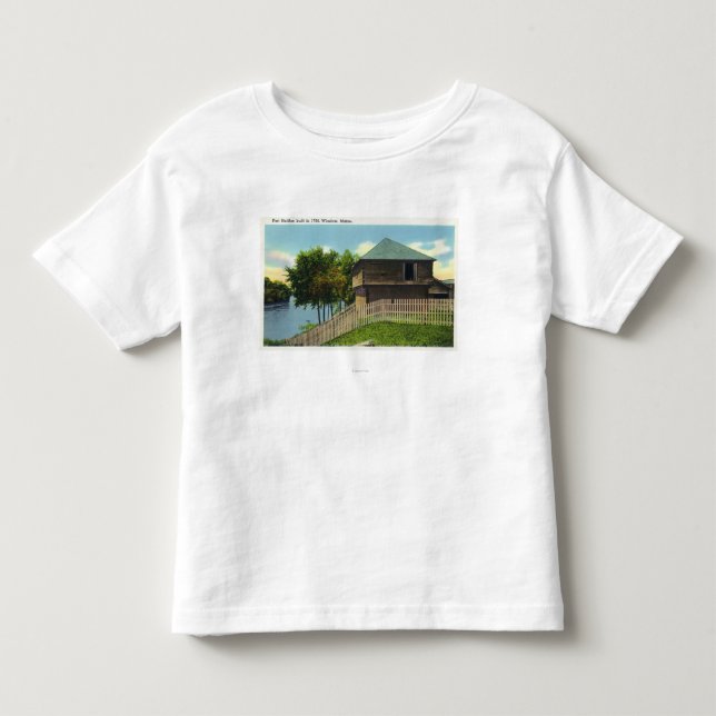T-shirt Pour Les Tous Petits Vue extérieure de fort Halifax (Devant)