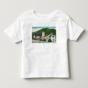 T-shirt Pour Les Tous Petits Vue extérieure de l'auberge de motel