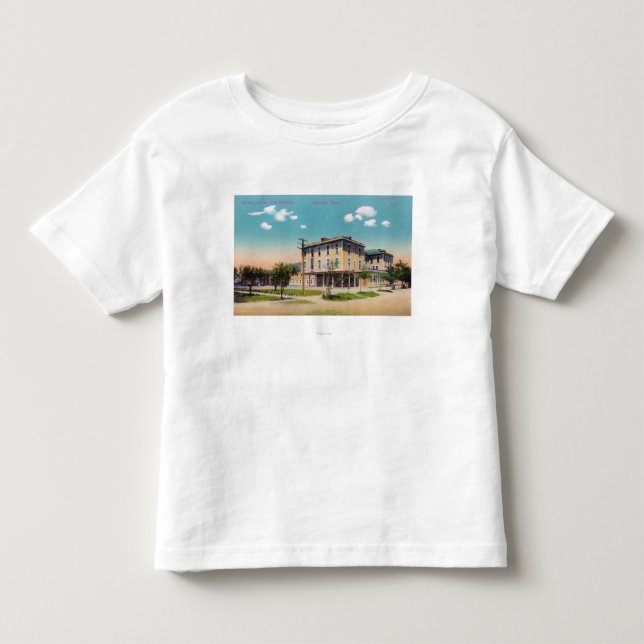 T-shirt Pour Les Tous Petits Vue extérieure de l'hôtel de Spreckels (Devant)