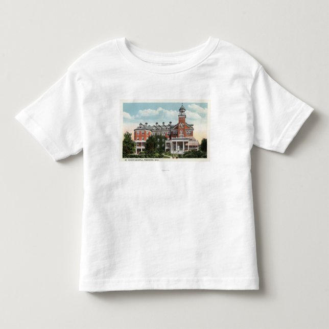 T-shirt Pour Les Tous Petits Vue extérieure d'hôpital de St Vincent (Devant)