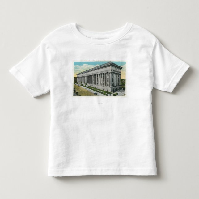 T-shirt Pour Les Tous Petits Vue extérieure du bâtiment éducatif d'état (Devant)