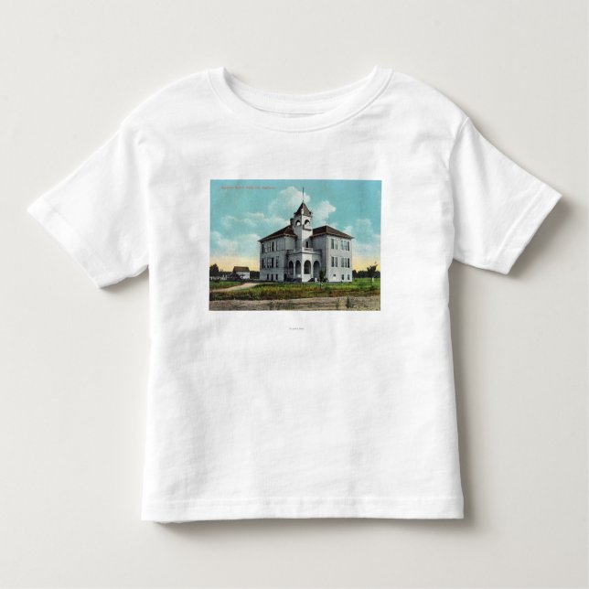 T-shirt Pour Les Tous Petits Vue extérieure du lycée (Devant)
