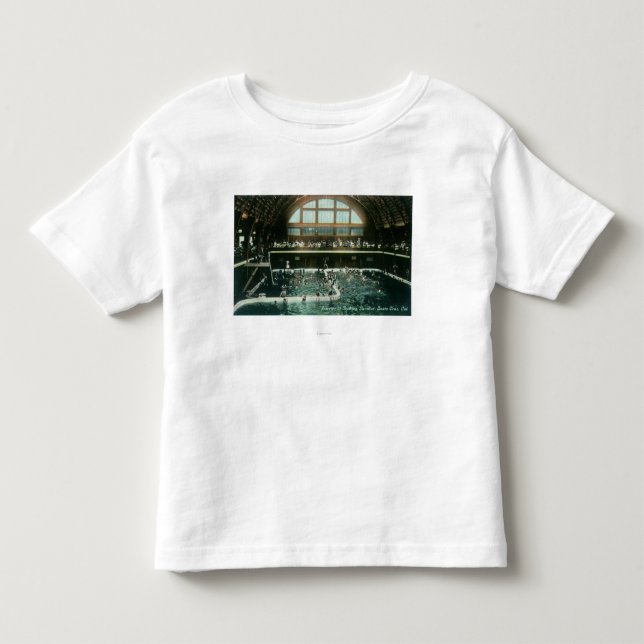 T-shirt Pour Les Tous Petits Vue intérieure du pavillon se baignant (Devant)