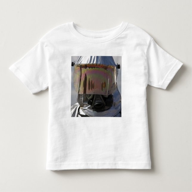 T-shirt Pour Les Tous Petits Vue rapprochée d'un pompier (Devant)