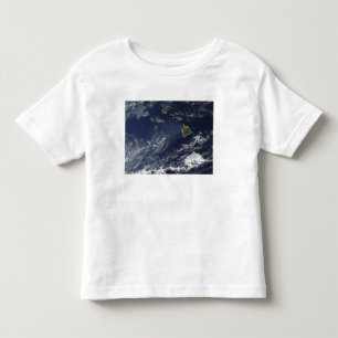 T-shirt Pour Les Tous Petits Vue satellite de brouillard volcanique